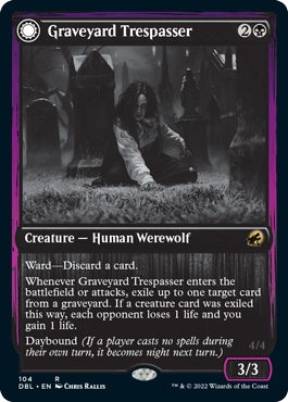 Graveyard Trespasser // Graveyard Glutton [Innistrad: Double Feature] | Webway Games