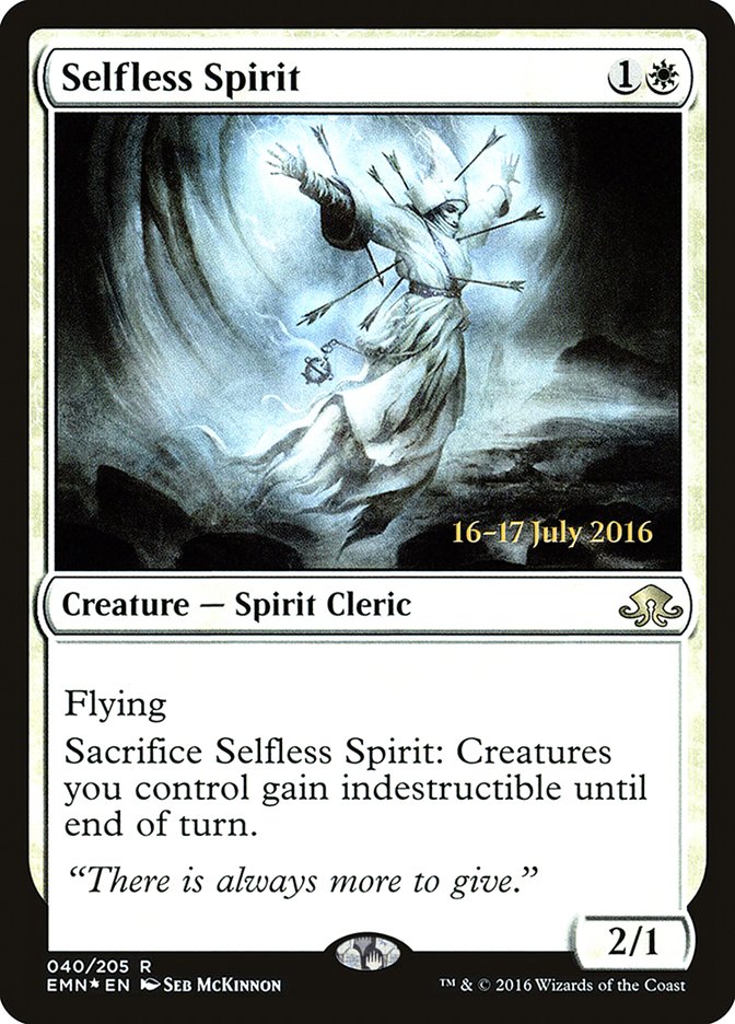 Selfless Spirit  (Prerelease) [Eldritch Moon Prerelease Promos] | Webway Games