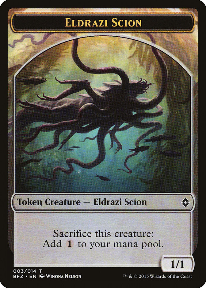 Eldrazi Scion (003/014) [Battle for Zendikar Tokens] | Webway Games