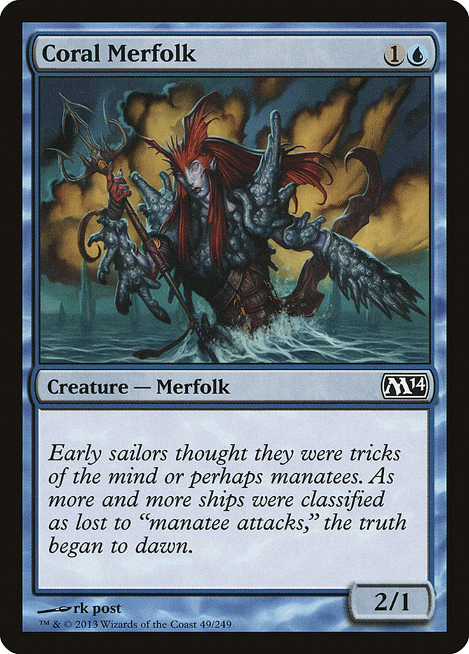 Coral Merfolk [Magic 2014] | Webway Games