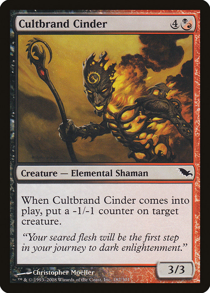 Cultbrand Cinder [Shadowmoor] | Webway Games