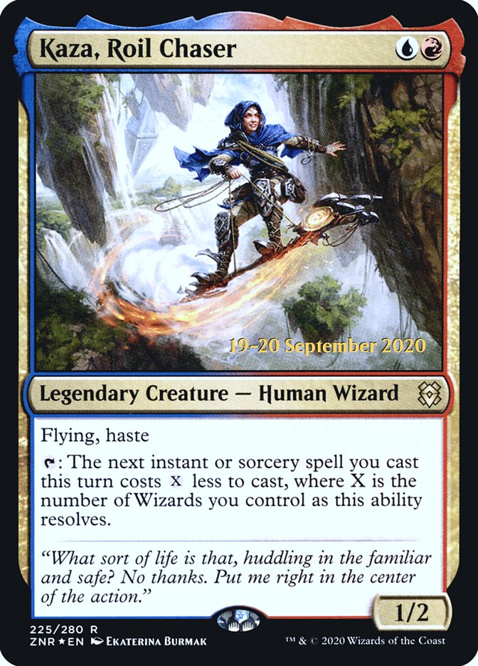 Kaza, Roil Chaser  [Zendikar Rising Prerelease Promos] | Webway Games