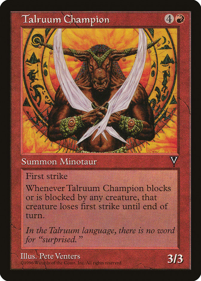 Talruum Champion [Visions] | Webway Games