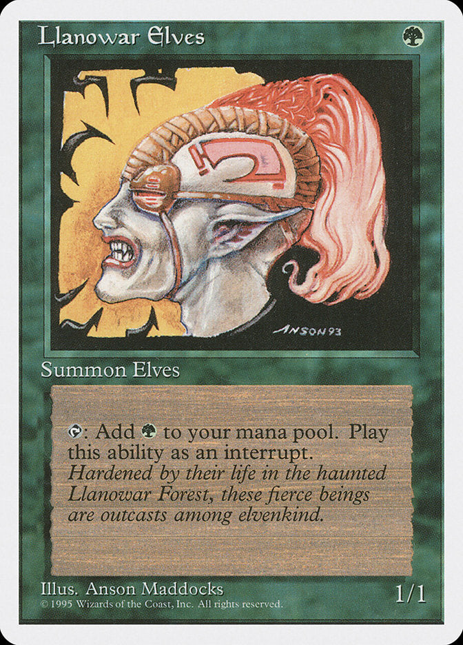 Llanowar Elves [Fourth Edition] | Webway Games
