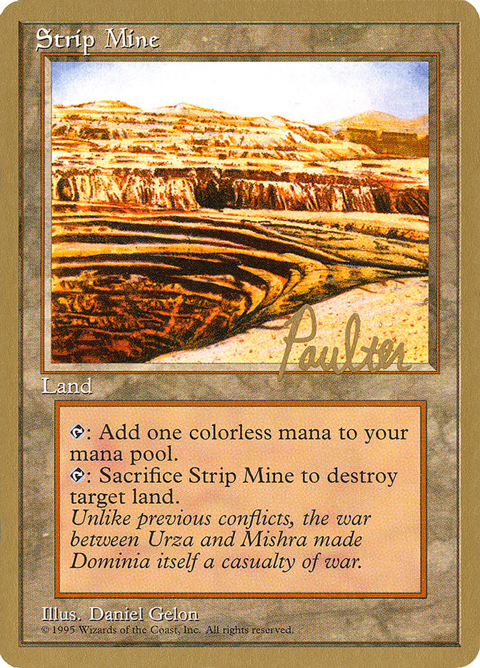 Strip Mine (Preston Poulter) [Pro Tour Collector Set] | Webway Games