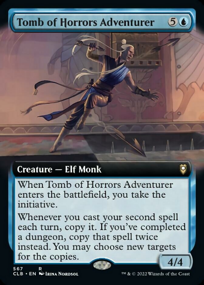 Tomb of Horrors Adventurer (Extended Art) [Commander Legends: Battle for Baldur's Gate] | Webway Games