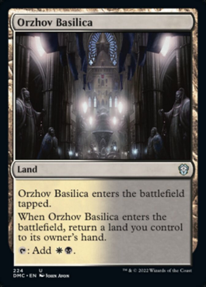 Orzhov Basilica [Dominaria United Commander] | Webway Games
