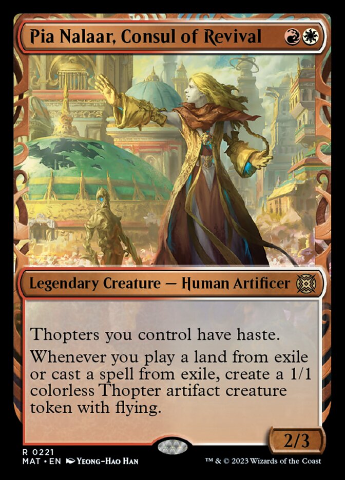 Pia Nalaar, Consul of Revival (Showcase Halo Foil) [March of the Machine: The Aftermath] | Webway Games
