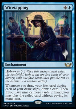 Wiretapping (Promo Pack) [Streets of New Capenna Promos] | Webway Games