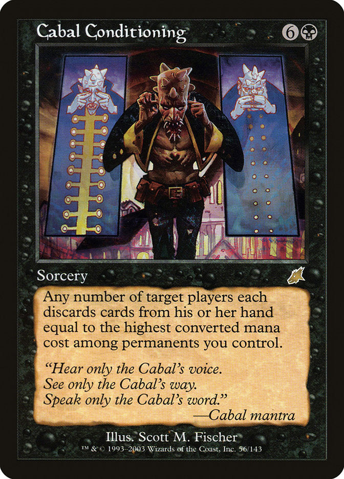 Cabal Conditioning [Scourge] | Webway Games