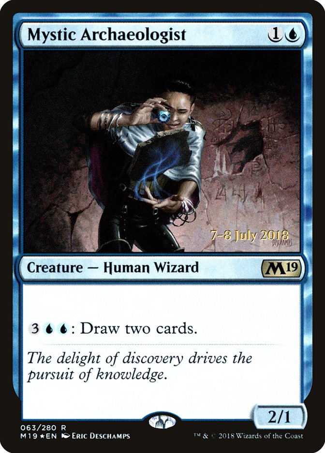 Mystic Archaeologist  (Prerelease) [Core Set 2019 Prerelease Promos] | Webway Games