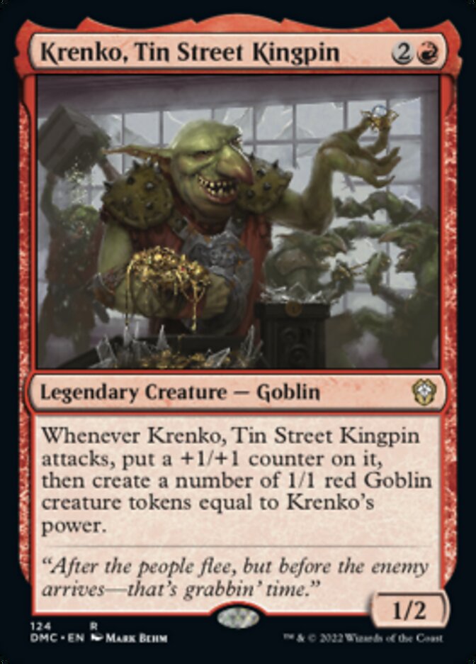 Krenko, Tin Street Kingpin [Dominaria United Commander] | Webway Games