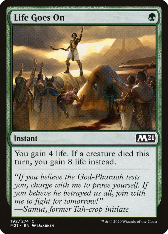 Life Goes On [Core Set 2021] | Webway Games