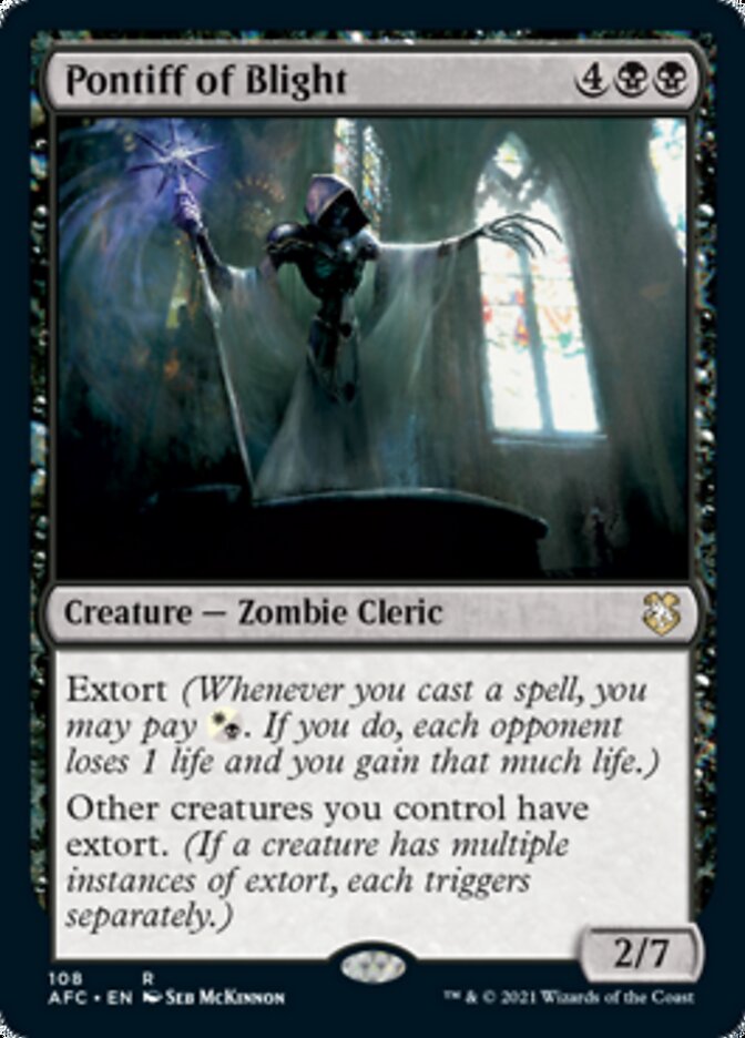 Pontiff of Blight [Dungeons & Dragons: Adventures in the Forgotten Realms Commander] | Webway Games