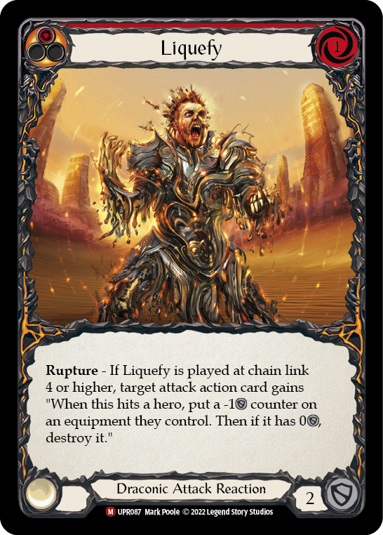 Liquefy [UPR087] (Uprising)  Rainbow Foil | Webway Games