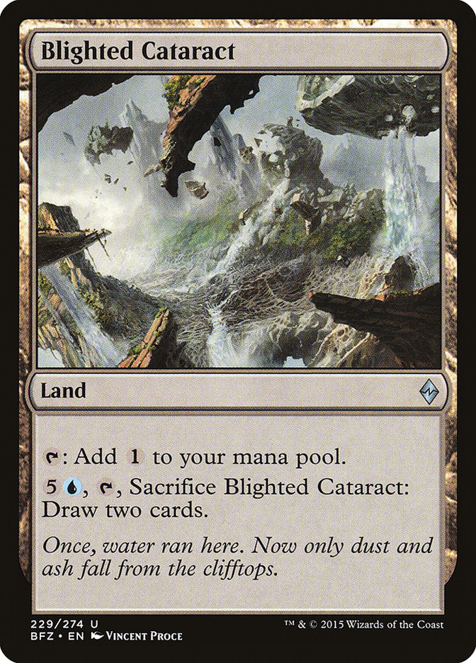 Blighted Cataract [Battle for Zendikar] | Webway Games