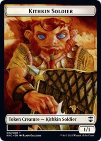 Kithkin Soldier // Pegasus Double-sided Token [Kaldheim Commander Tokens] | Webway Games