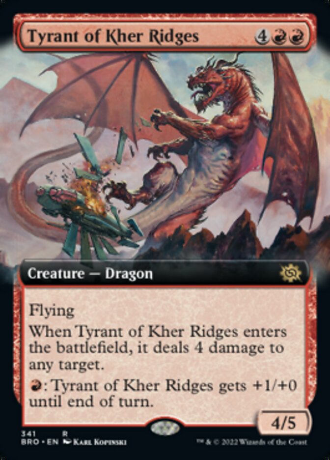 Tyrant of Kher Ridges (Extended Art) [The Brothers' War] | Webway Games