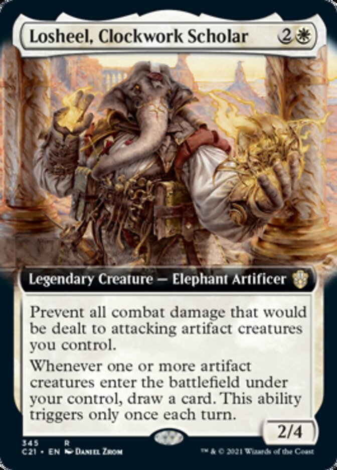 Losheel, Clockwork Scholar (Extended) [Commander 2021] | Webway Games