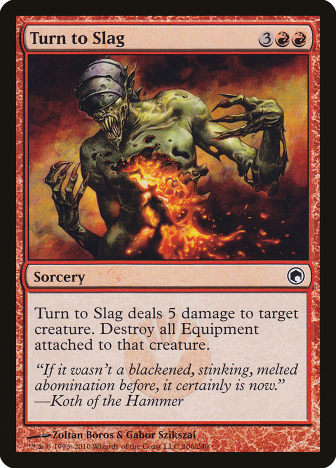 Turn to Slag [Scars of Mirrodin] | Webway Games