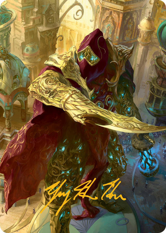 Baral, Chief of Compliance Art Card (Gold-Stamped Signature) [March of the Machine Art Series] | Webway Games