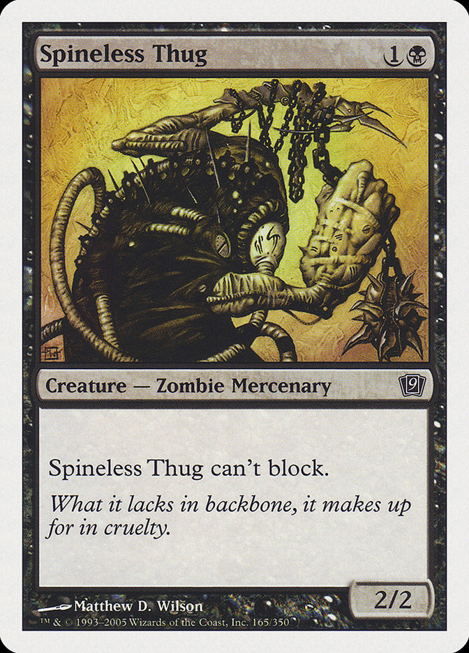 Spineless Thug [Ninth Edition] | Webway Games