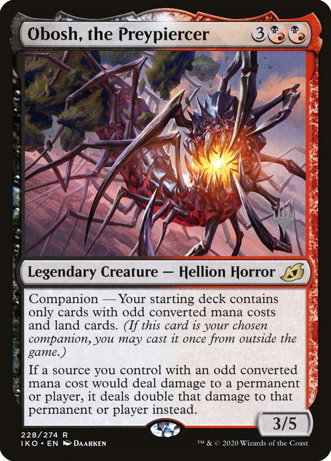 Obosh, the Preypiercer (Promo Pack) [Ikoria: Lair of Behemoths Promos] | Webway Games