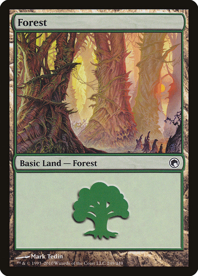 Forest (#249) [Scars of Mirrodin] | Webway Games