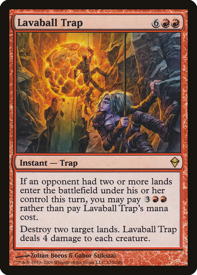 Lavaball Trap [Zendikar] | Webway Games