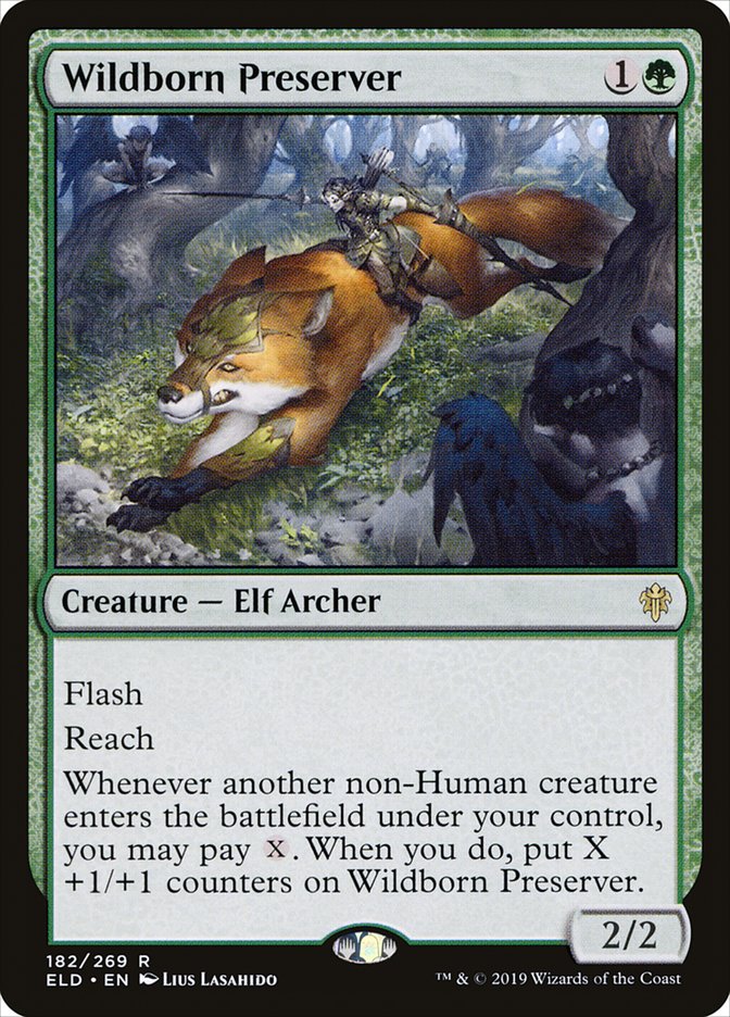 Wildborn Preserver [Throne of Eldraine] | Webway Games