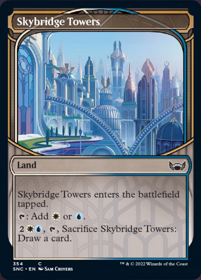 Skybridge Towers (Showcase Skyscraper) [Streets of New Capenna] | Webway Games