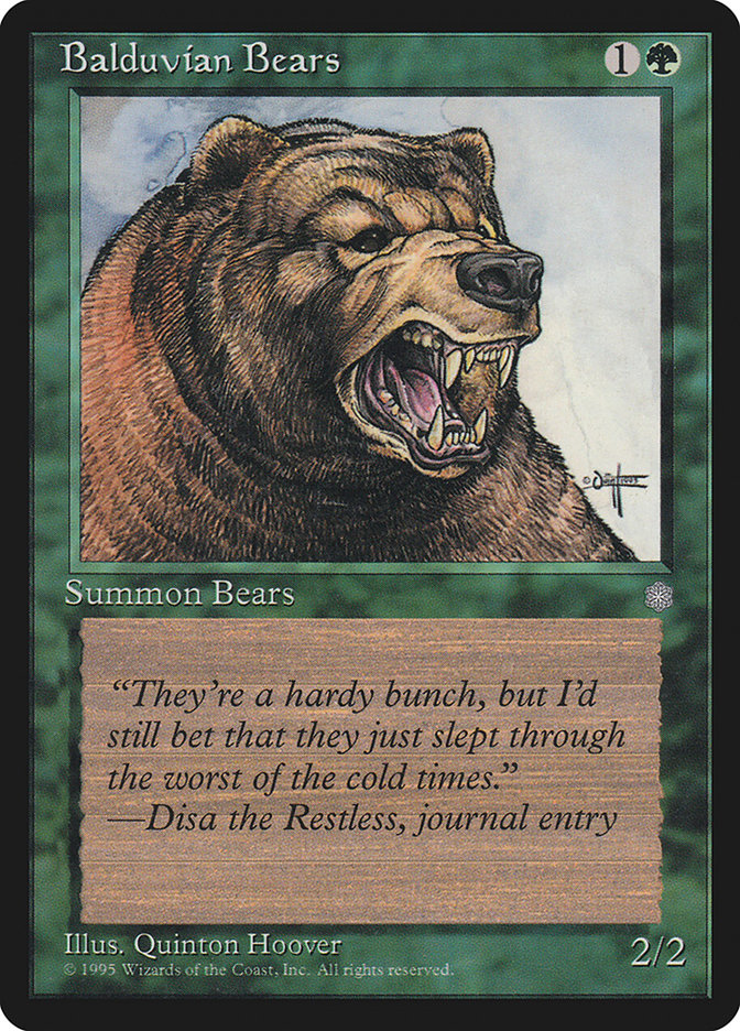 Balduvian Bears [Ice Age] | Webway Games