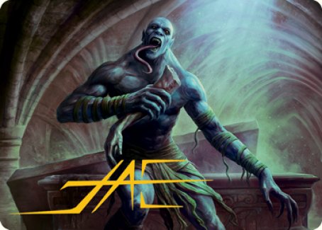 Ghoul Art Card (Gold-Stamped Signature) [Dungeons & Dragons: Adventures in the Forgotten Realms Art Series] | Webway Games