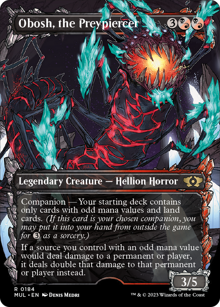 Obosh, the Preypiercer (Halo Foil) [Multiverse Legends] | Webway Games