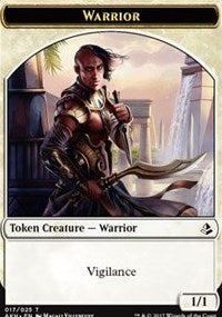 Warrior // Labyrinth Guardian Token [Amonkhet Tokens] | Webway Games