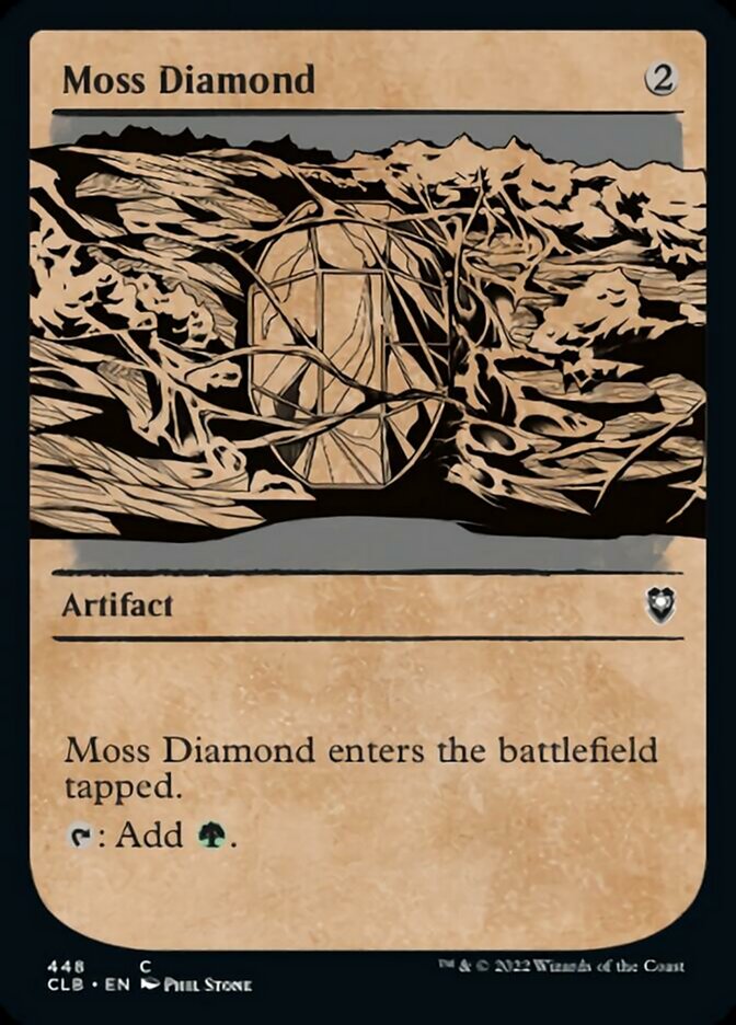 Moss Diamond (Showcase) [Commander Legends: Battle for Baldur's Gate] | Webway Games