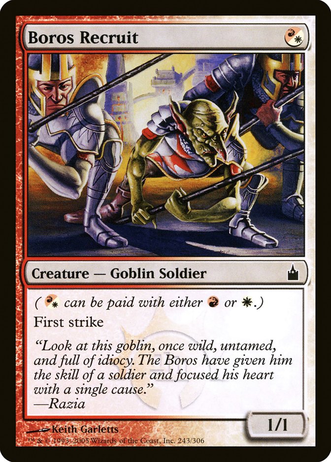 Boros Recruit [Ravnica: City of Guilds] | Webway Games