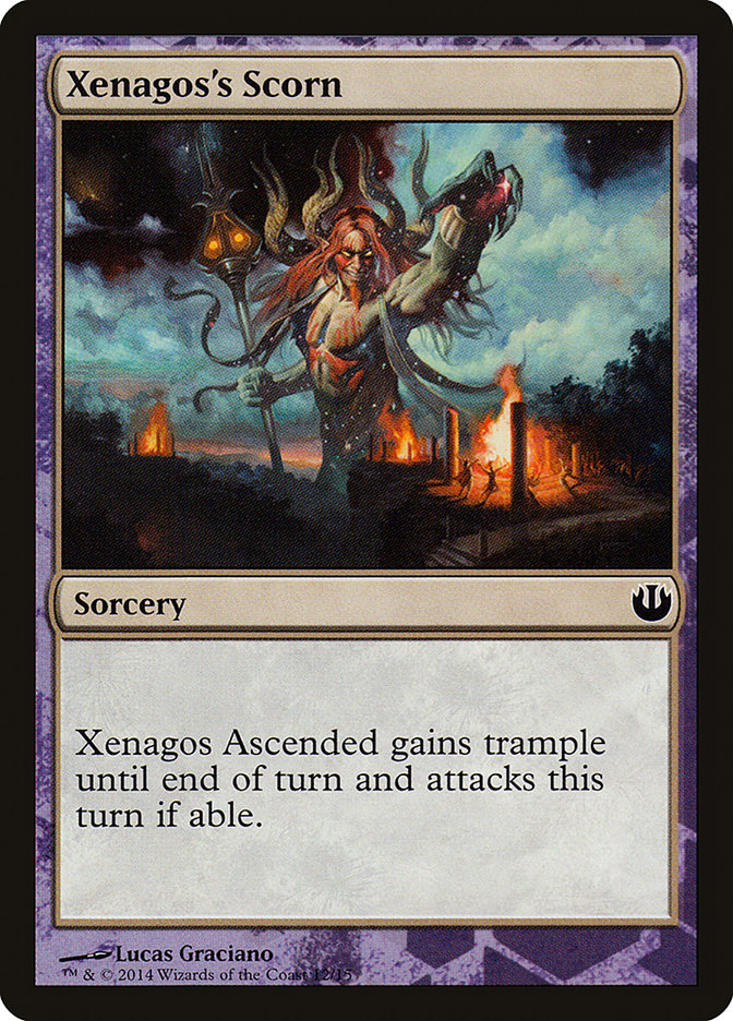 Xenagos's Scorn [Hero's Path Promos] | Webway Games