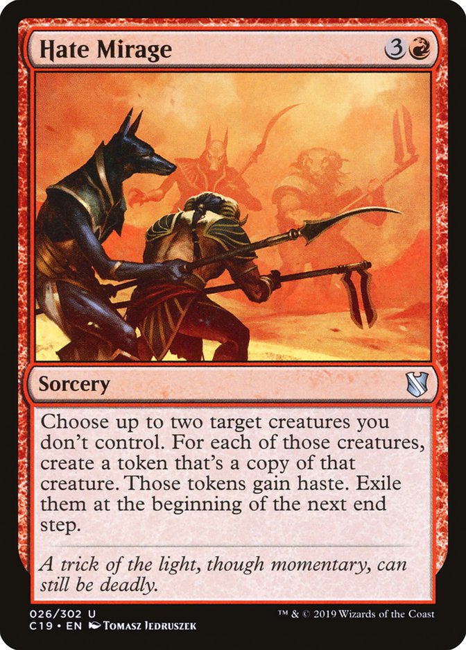 Hate Mirage [Commander 2019] | Webway Games