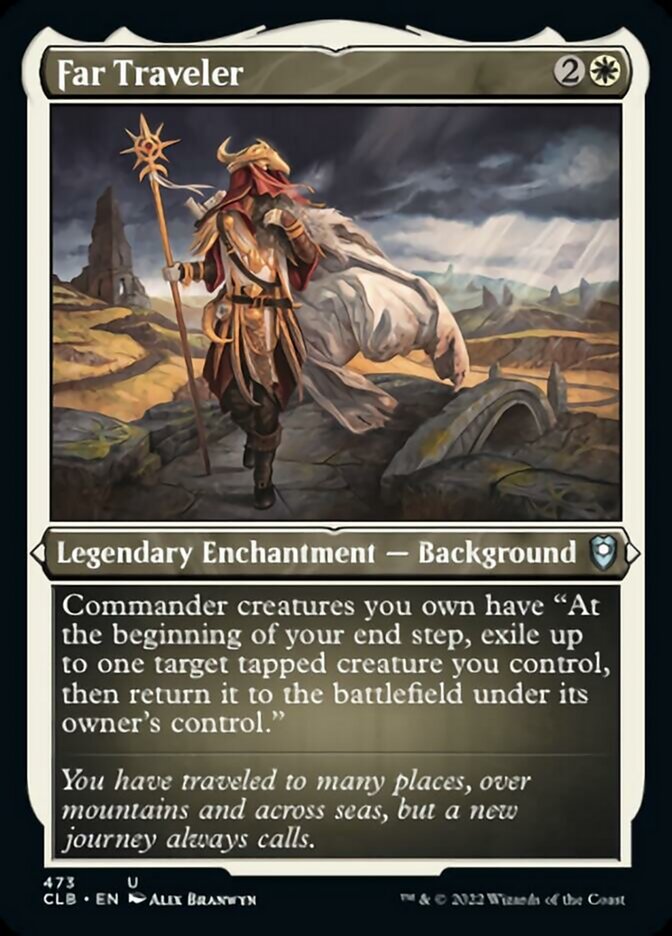 Far Traveler (Foil Etched) [Commander Legends: Battle for Baldur's Gate] | Webway Games