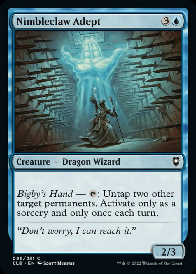 Nimbleclaw Adept [Commander Legends: Battle for Baldur's Gate] | Webway Games