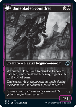 Baneblade Scoundrel // Baneclaw Marauder [Innistrad: Double Feature] | Webway Games