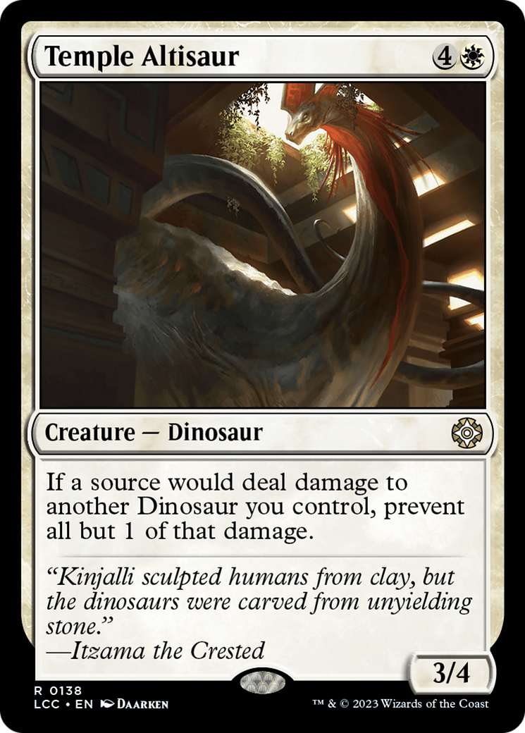Temple Altisaur [The Lost Caverns of Ixalan Commander] | Webway Games