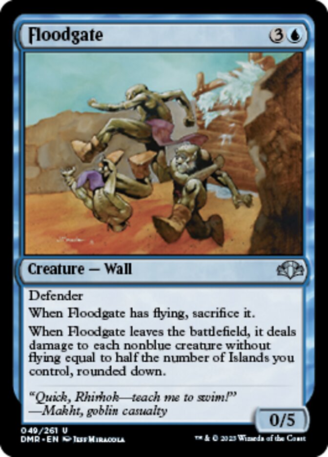 Floodgate [Dominaria Remastered] | Webway Games