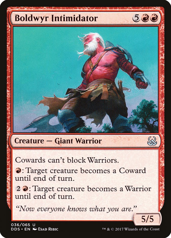 Boldwyr Intimidator [Duel Decks: Mind vs. Might] | Webway Games