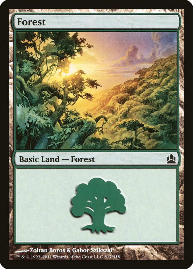 Forest (#317) [Commander 2011] | Webway Games