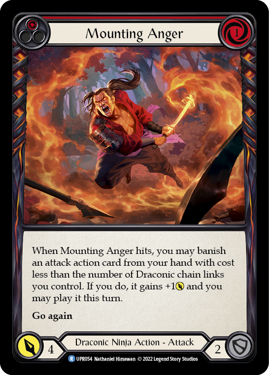 Mounting Anger (Red) [UPR054] (Uprising) | Webway Games
