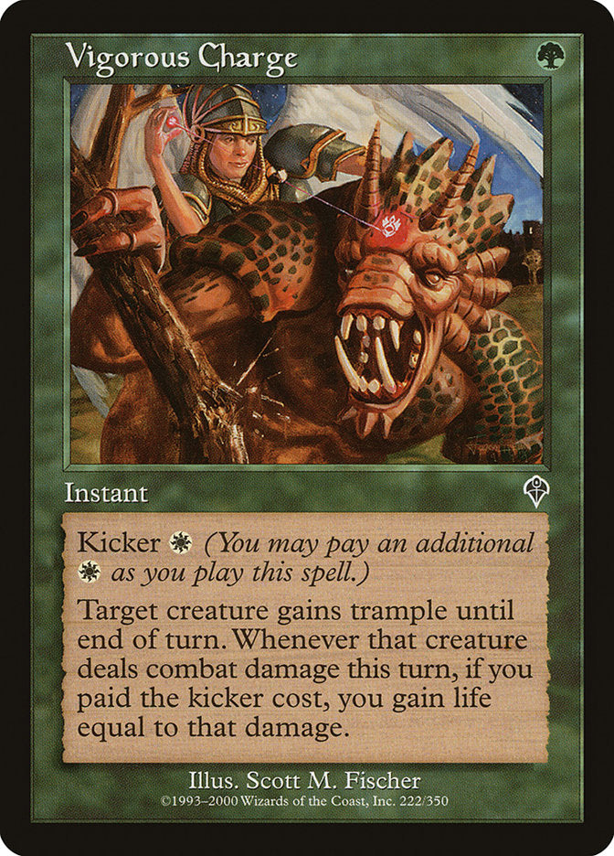 Vigorous Charge [Invasion] | Webway Games