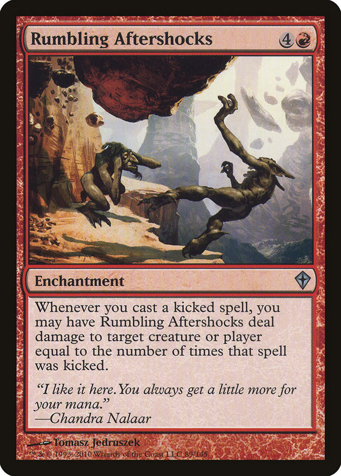 Rumbling Aftershocks [Worldwake] | Webway Games