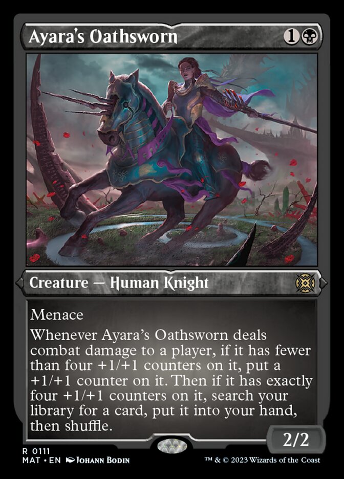 Ayara's Oathsworn (Foil Etched) [March of the Machine: The Aftermath] | Webway Games